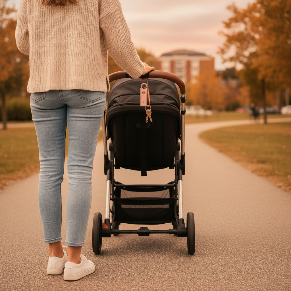 OSCMO Evening Pram Lifestyle Shot